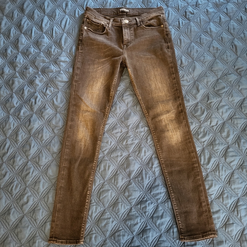 Express Black Skinny Jeans